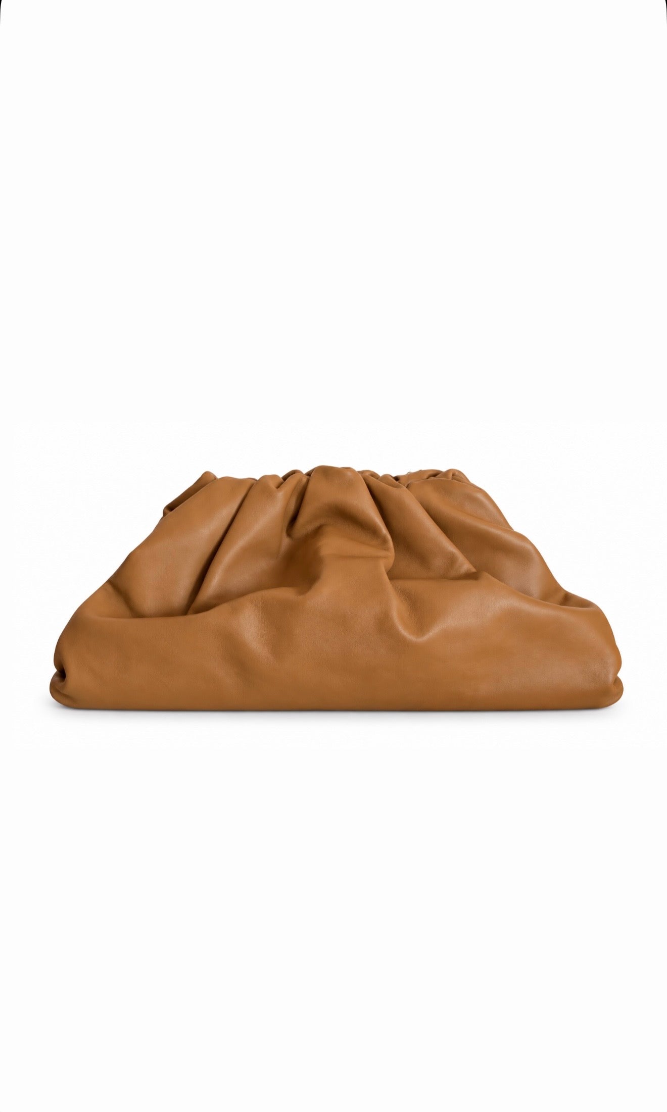 Bottega Tan Large Clutch Pouch Bag Very Good Condition