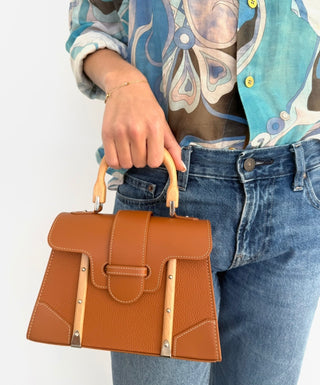 Goyard Tan Leather Saigon PM Handbag