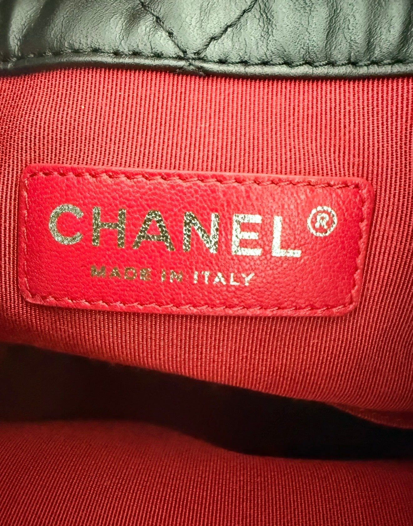 Chanel Black Quilted Aged Calfskin Small Backpack Excellent Condition