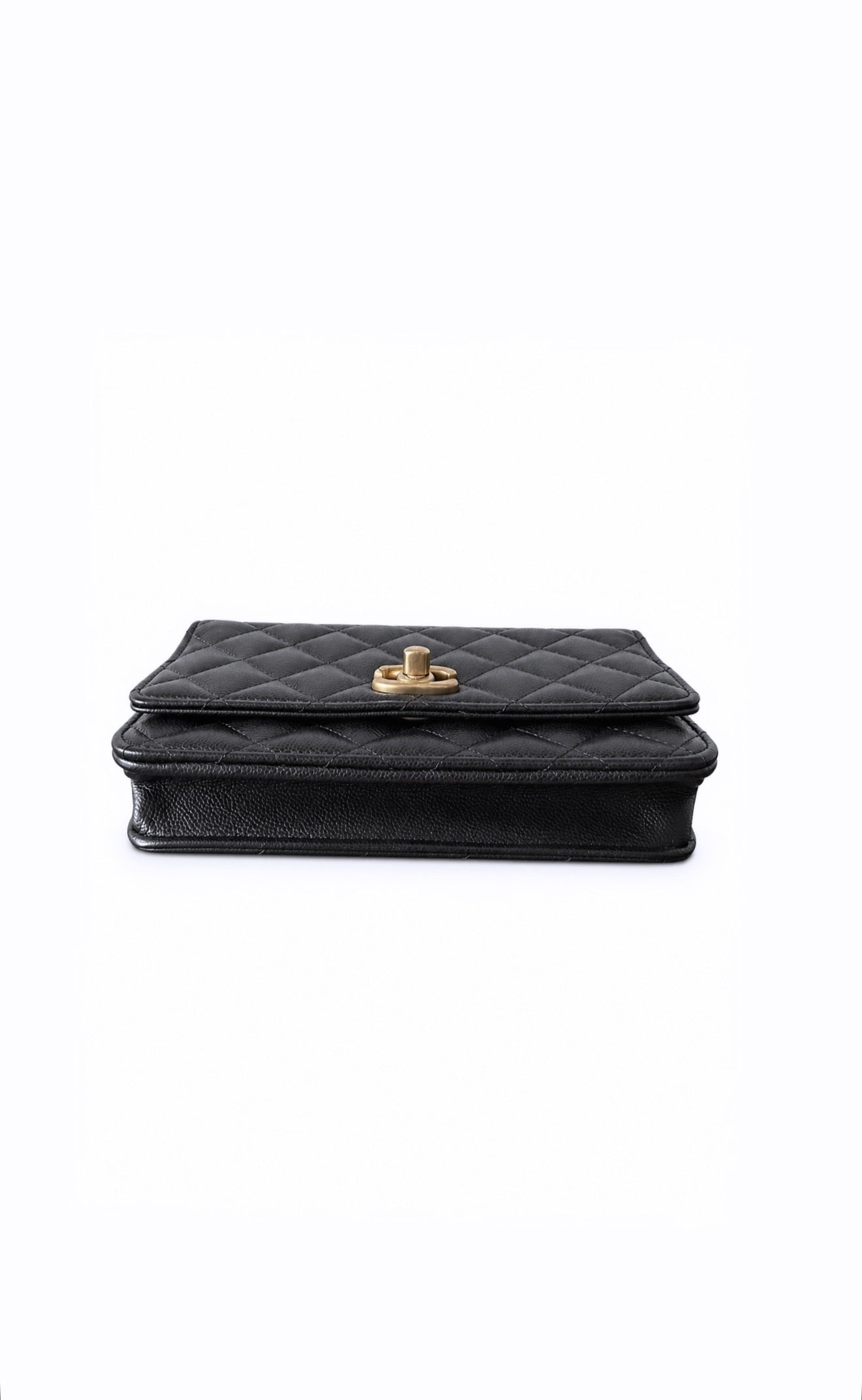 RARE Black Heart Crush Wallet On Chain Excellent Condition