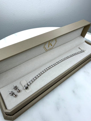 18k White Gold Diamond Tennis Bracelet