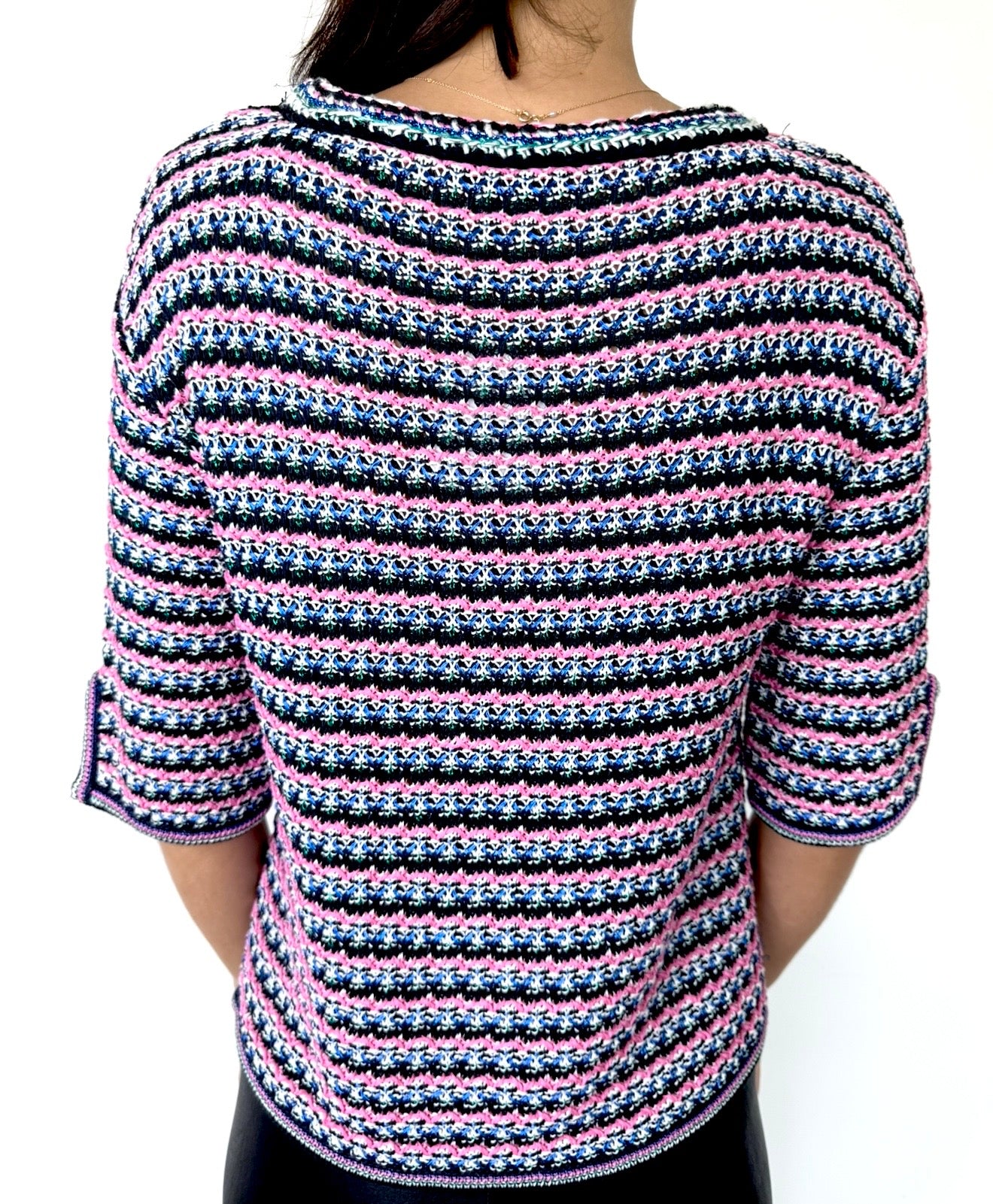 Chanel Multicoloured Mid Sleeve Top