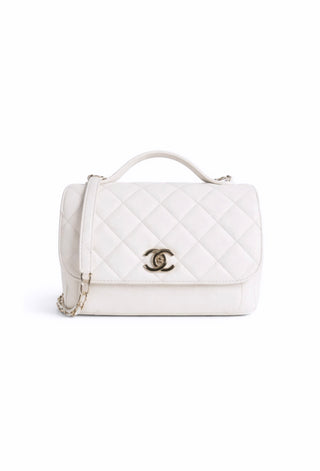 Chanel Off White Small Business Affinity Flap Bag