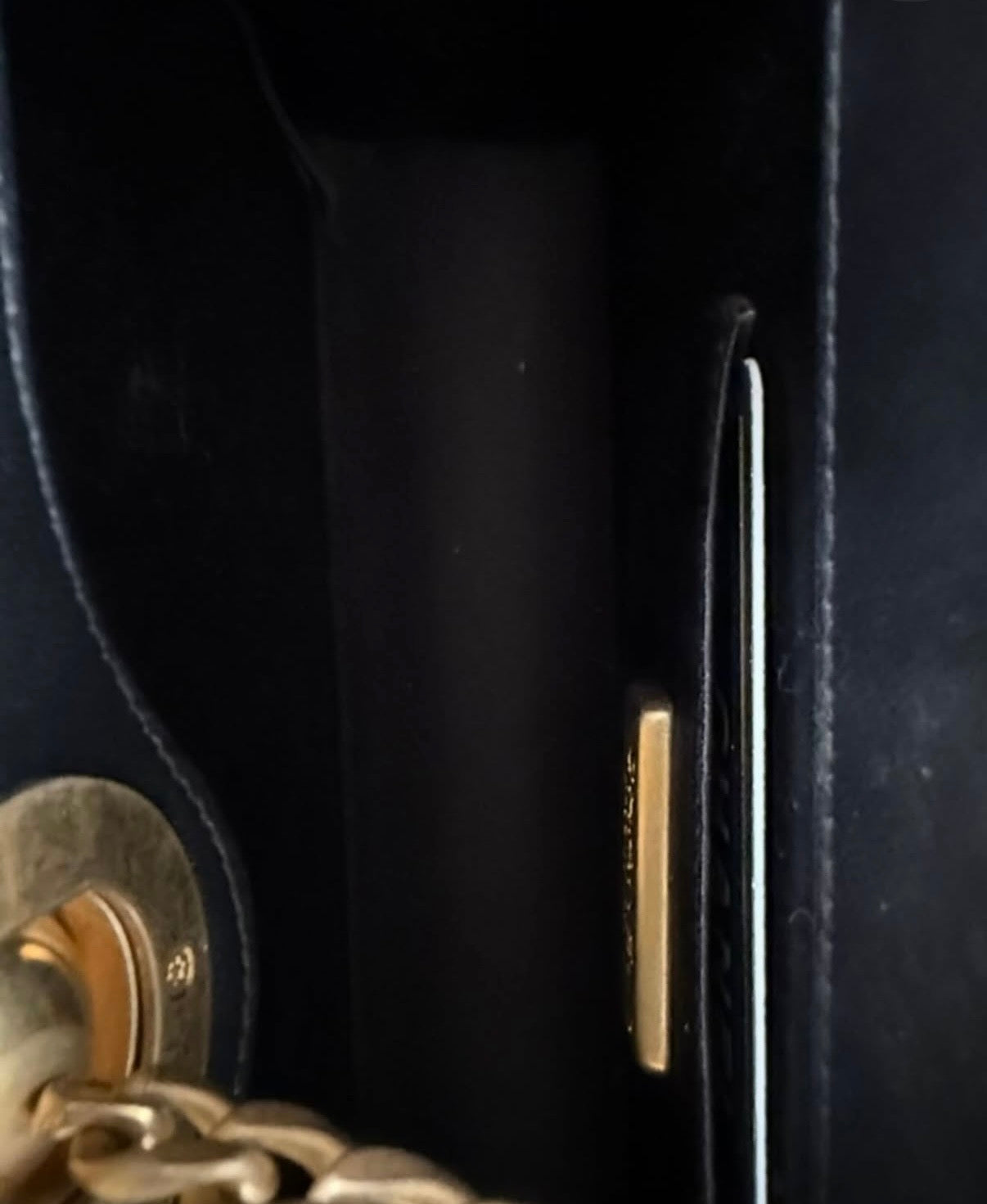 Chanel Black Lambskin Clutch