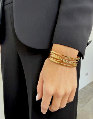 Bvlgari B.Zero1 18k Rose Gold Wide Bracelet