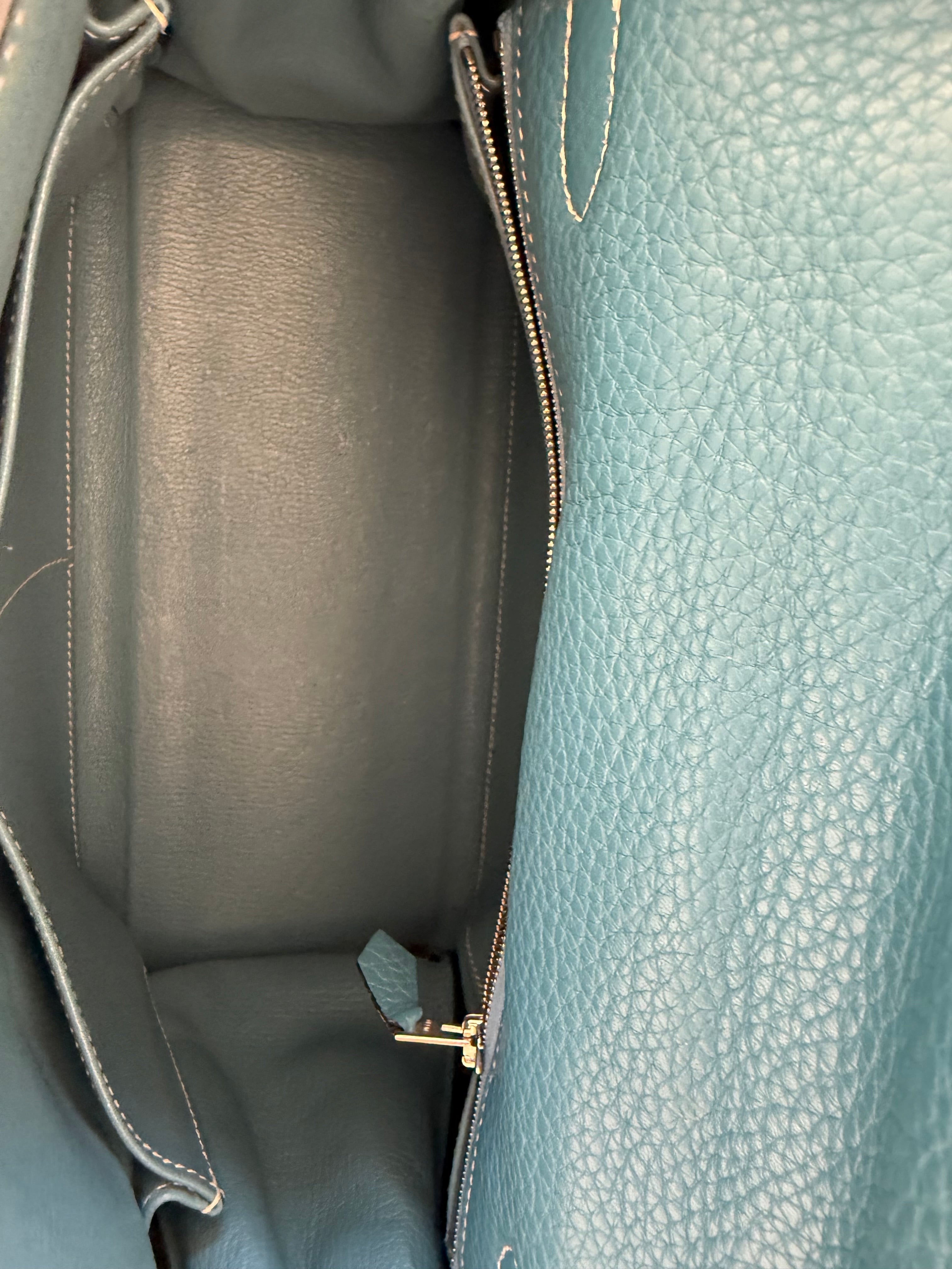 Blue Jean Kelly 32 Retourne Togo Leather