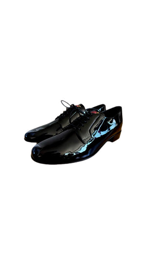 Prada Black Patent Leather Lace Up Shoes BRAND NEW