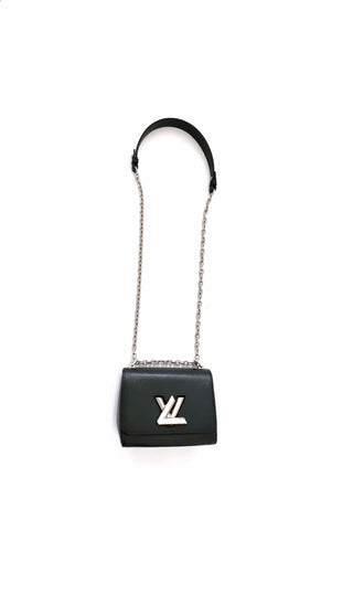 Black Epi Leather Twist MM Bag