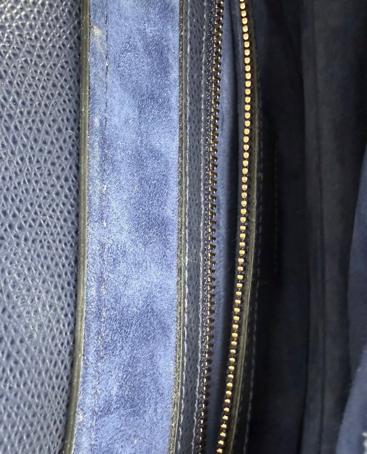 Christian Dior Deep Ocean Blue Medium Saddle Bag