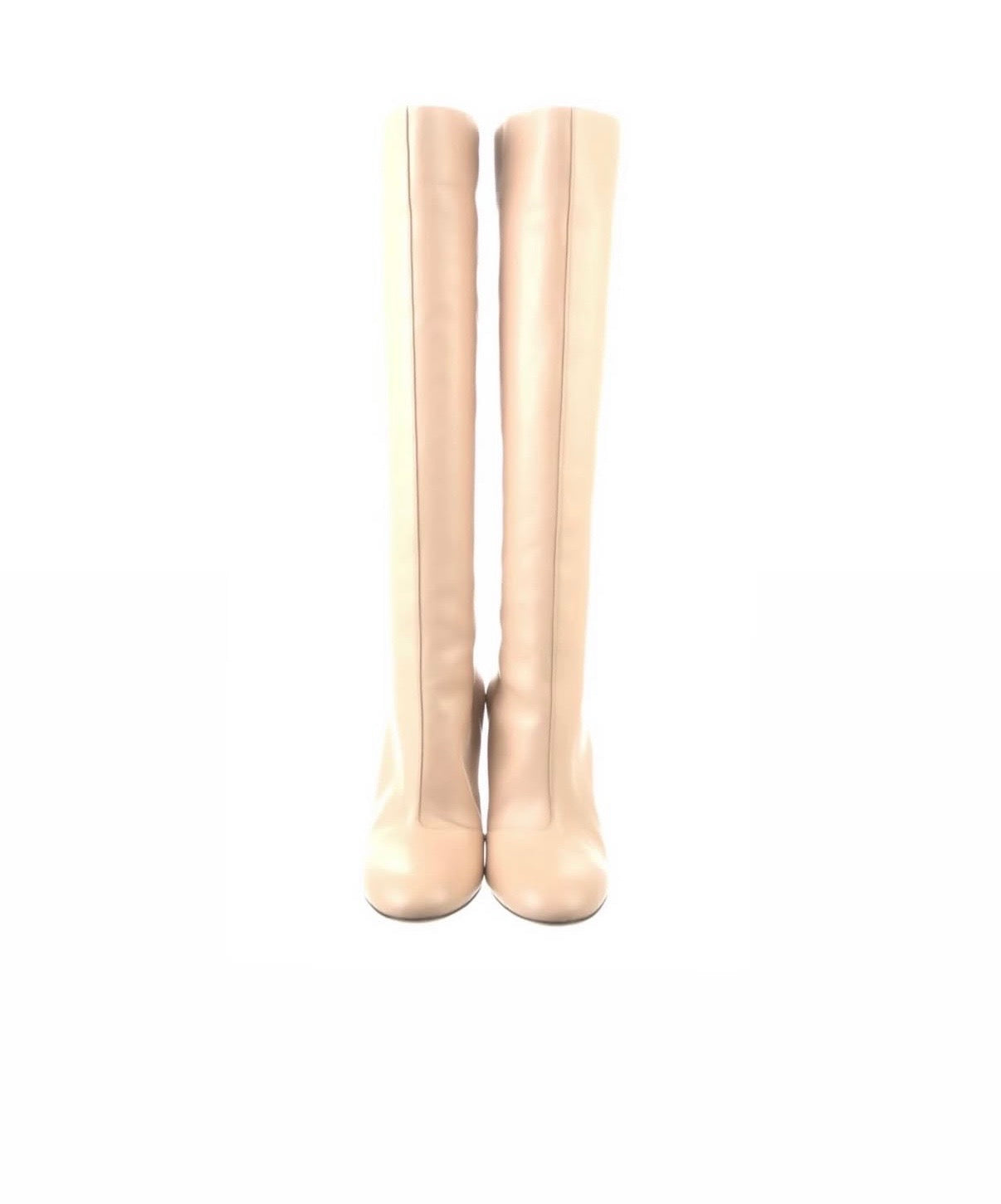 Fendi Beige Kaligraphy Boots Size 38