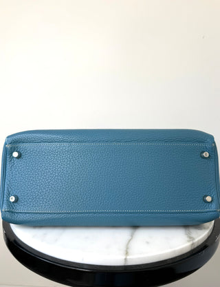 Blue Jean Kelly 32 Retourne Togo Leather