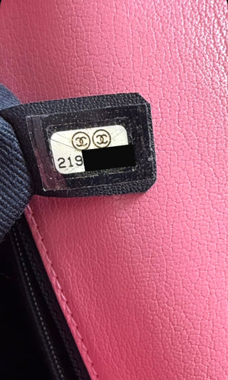 Chanel Pink Lambskin Double Carry Waist Chain Flap Bag Excellent Condition