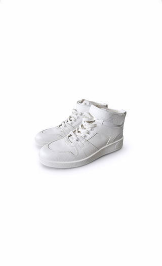 White Leather Freestyle Sneakers