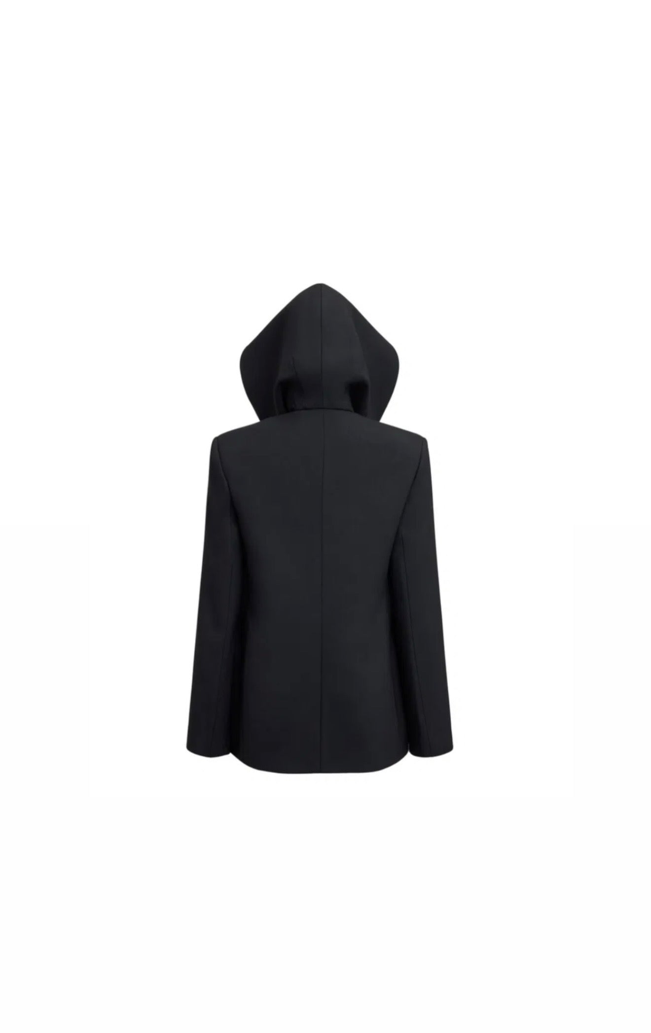 Alaia Black Virgin Wool Tailored Coat