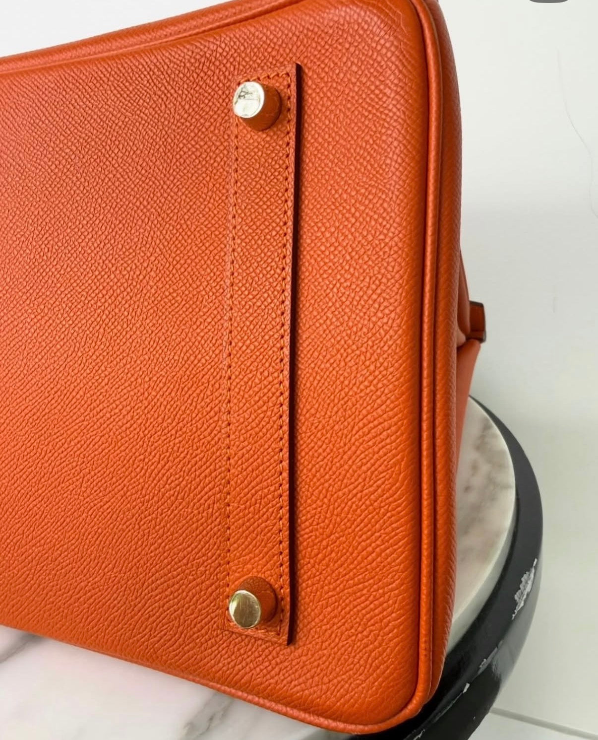Orange Hermes Birkin 35