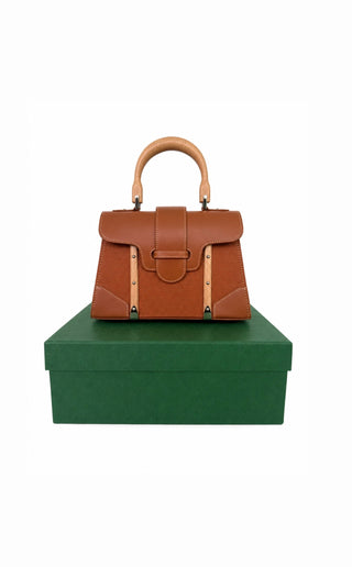 Goyard Tan Leather Saigon PM Handbag