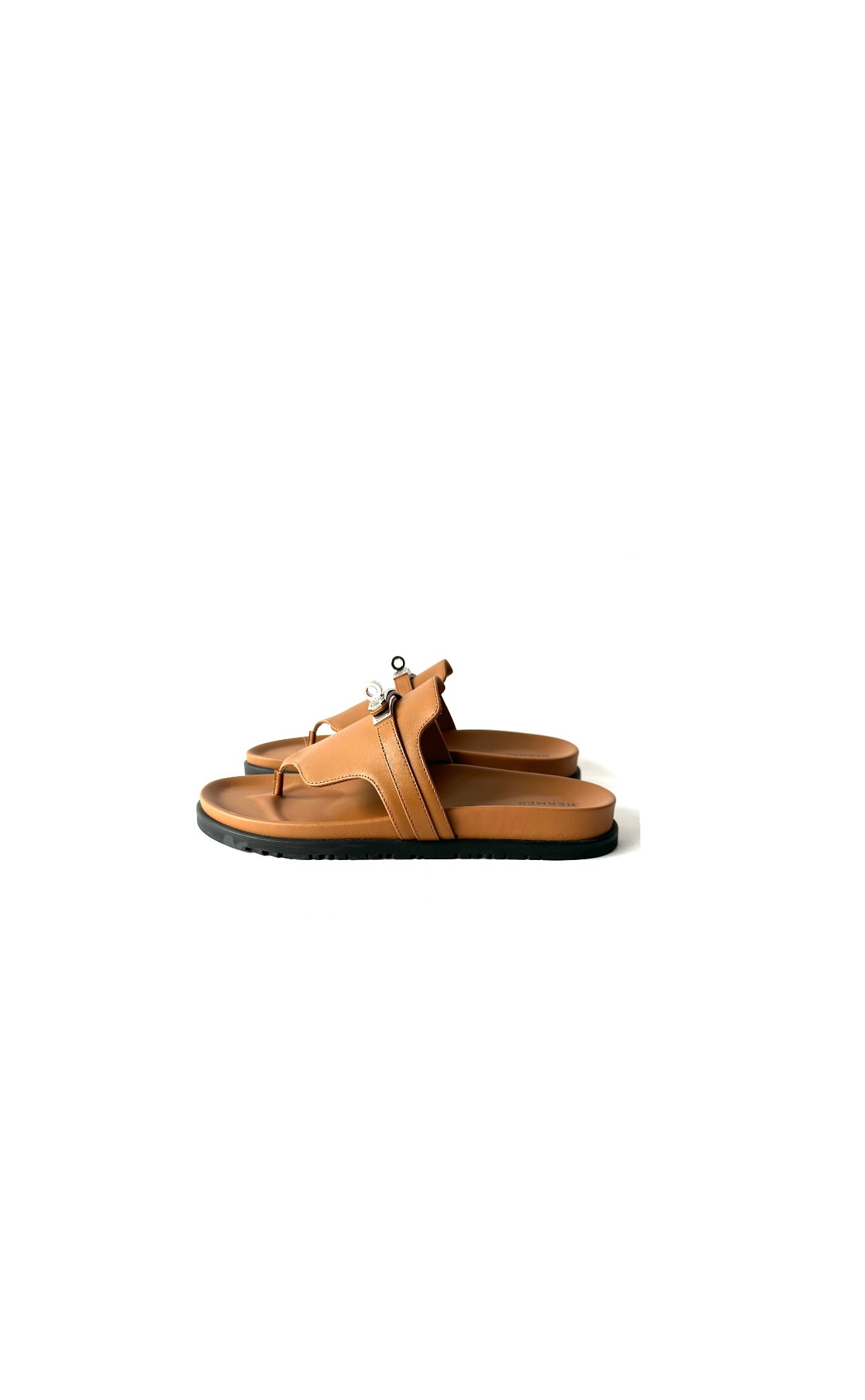 Tan Leather Empire Sandals