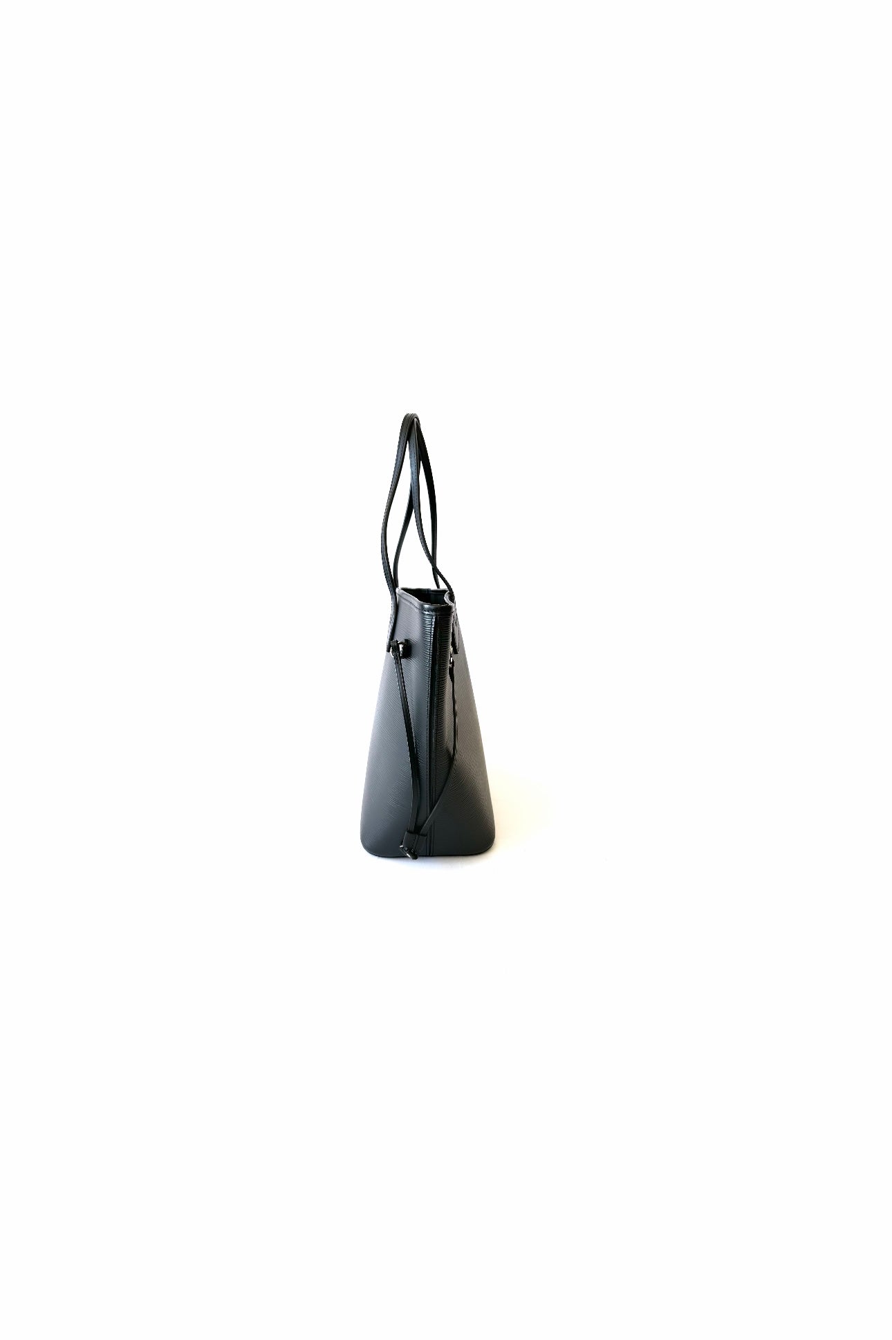 Black Epi Leather Neverfull MM Tote