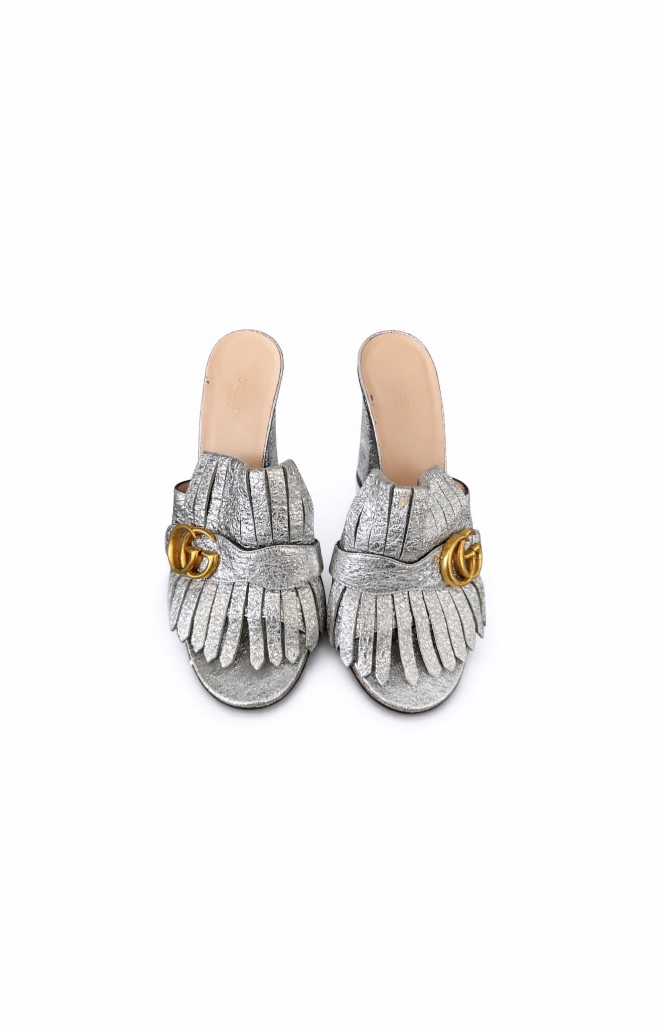 Gucci Fringe Slides