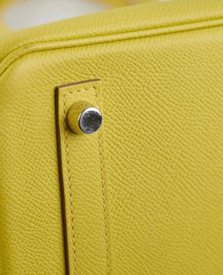 Hermes Lime Birkin 30 Epsom Leather
