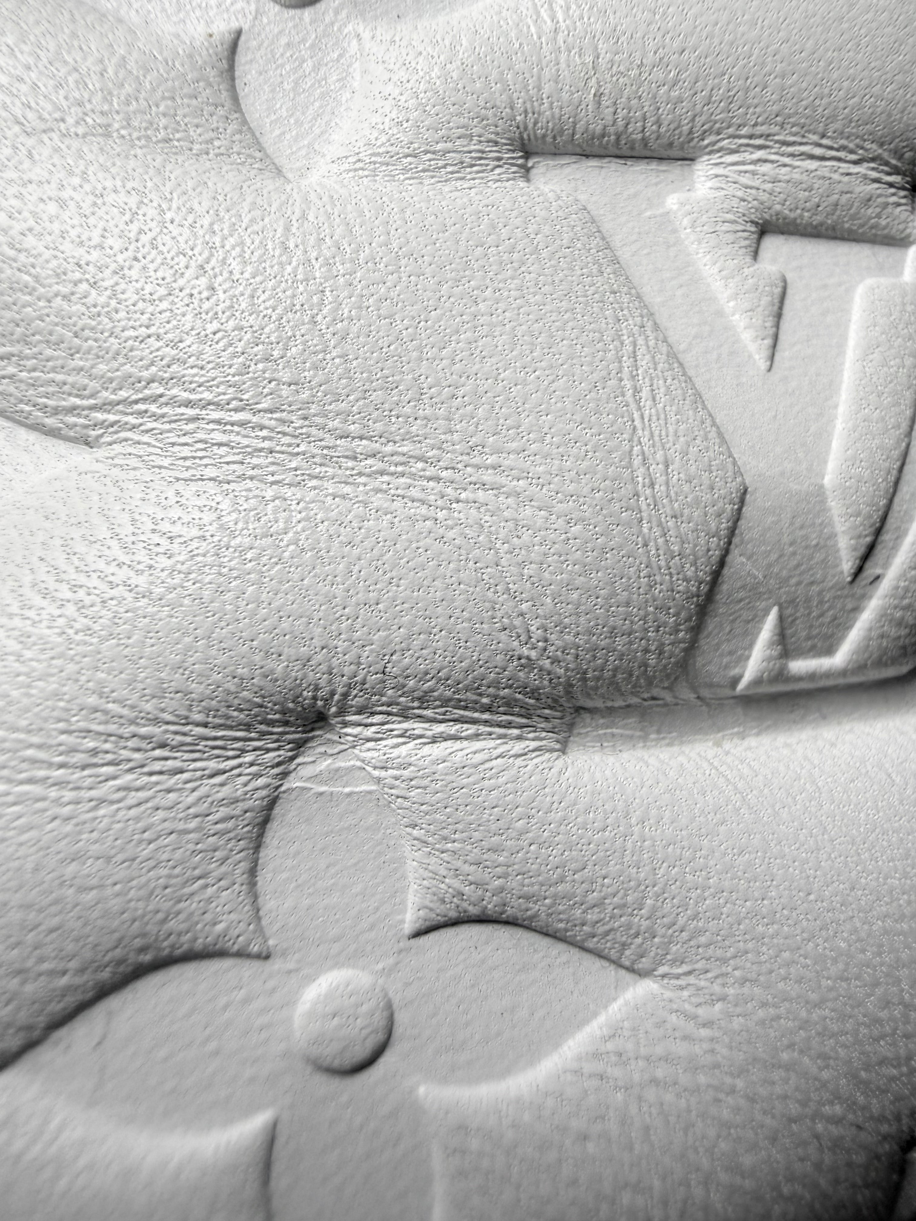 Louis Vuitton White Logo Mules Size 38