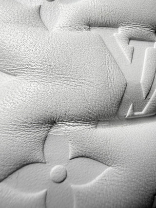 Louis Vuitton White Logo Mules Size 38