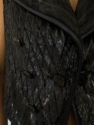 Chanel Navy/Black Vest