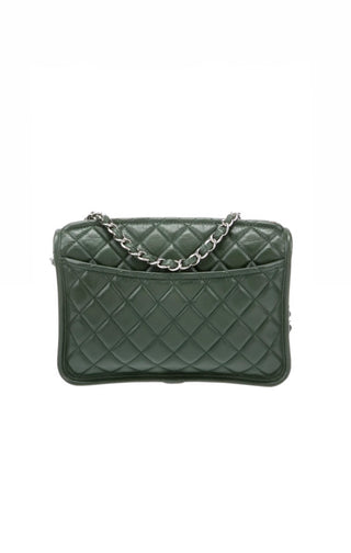Chanel Green Working Vibe Camera Bag in Like New Condition