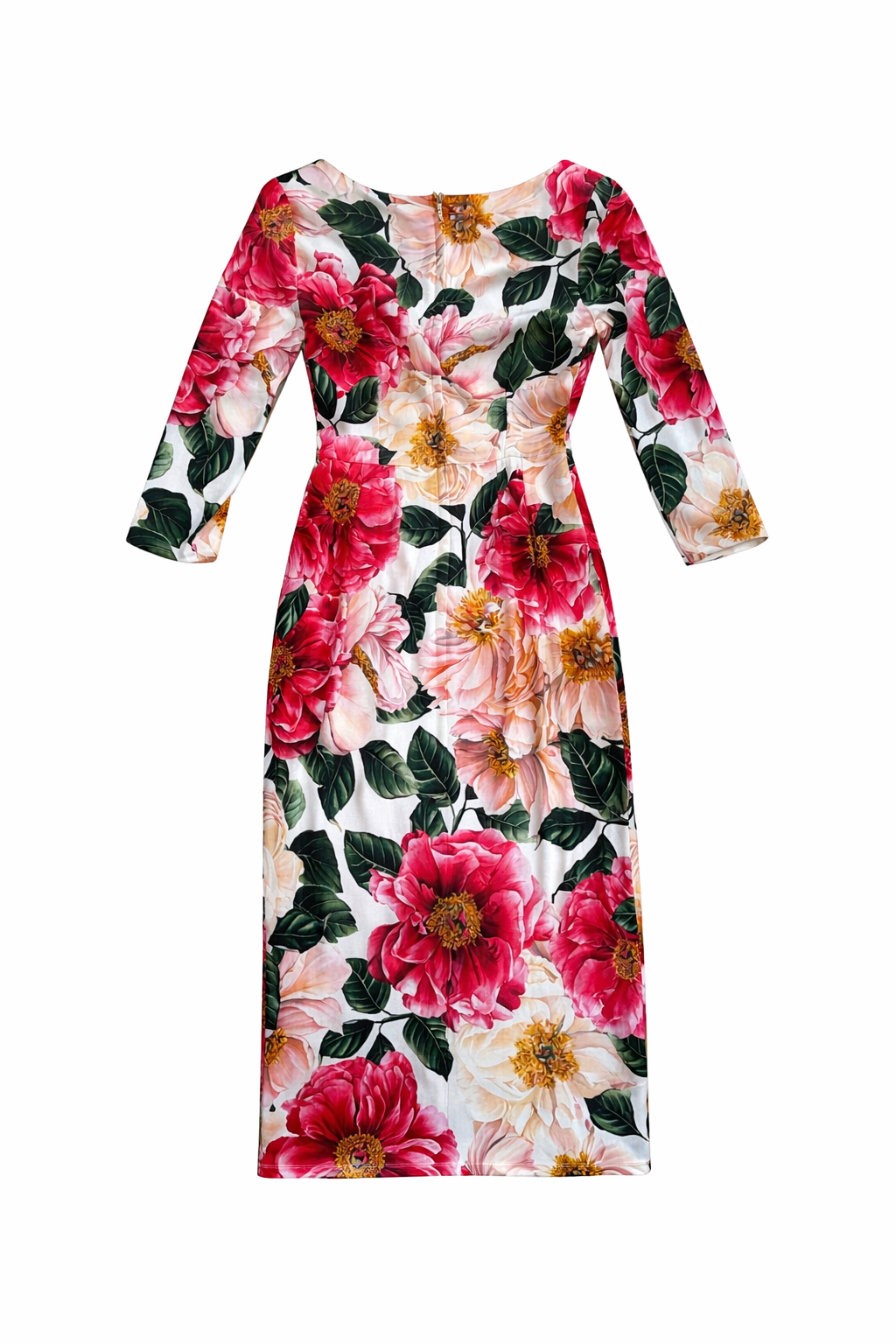 Dolce Gabbana Floral Midi Dress