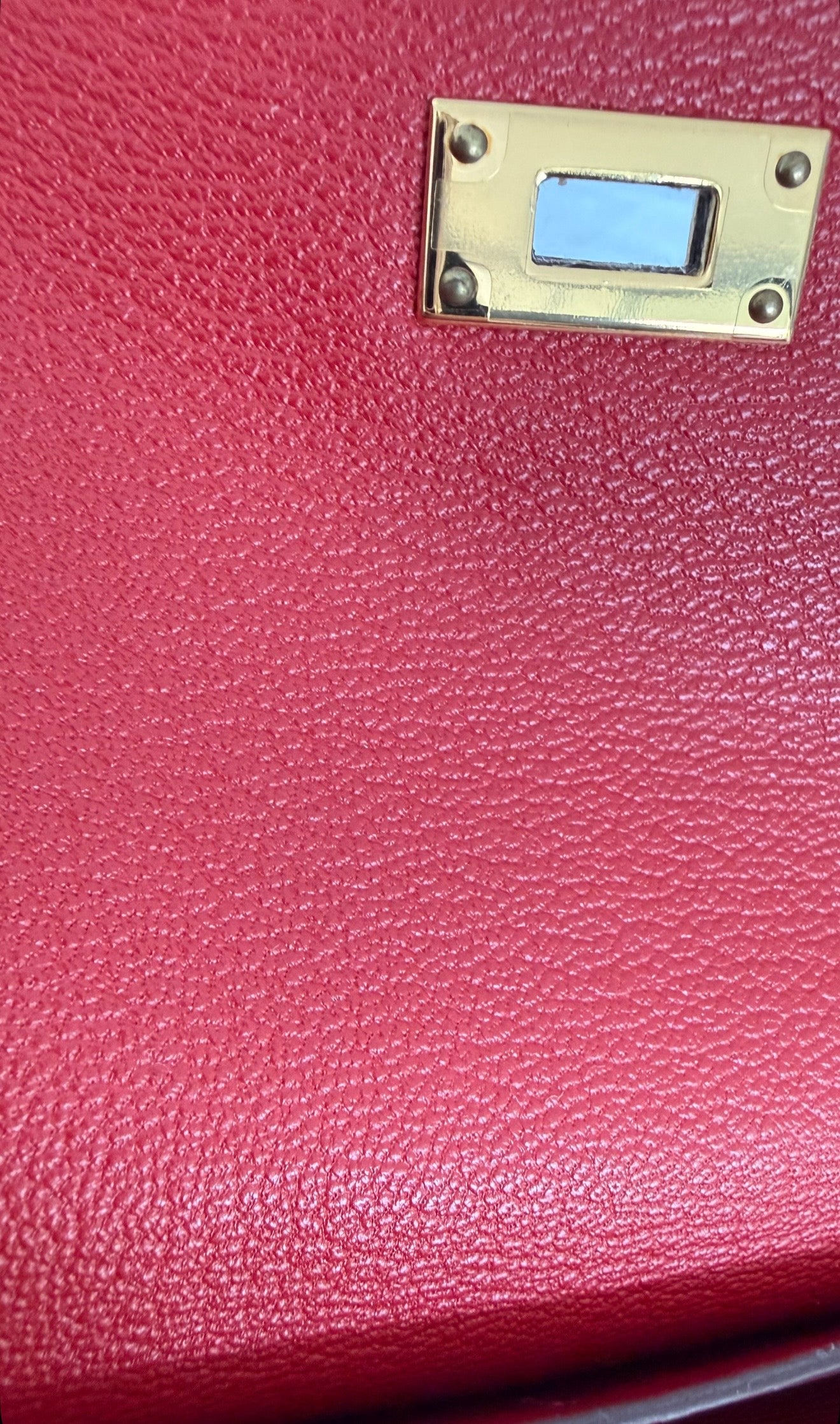 Rouge Shiny Crocodile Kelly Longue Wallet