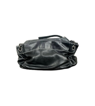 Black Lambskin Shoulder Bag