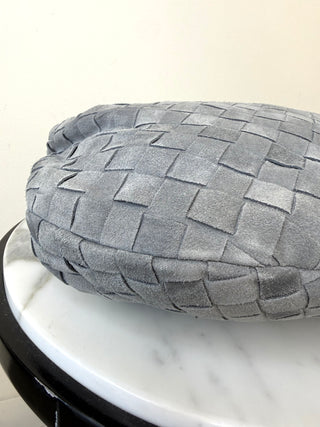 Grey Suede Intrecciato Small Jodie Bag BRAND NEW