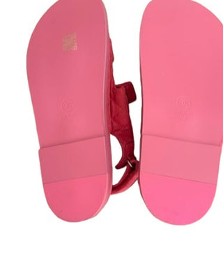 Chanel  Suede Calfskin Velcro Dad Sandal Size 39