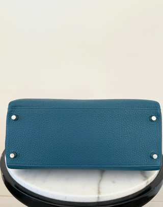 Blue Cobalt Kelly 28 Togo Leather Palladium Hardware