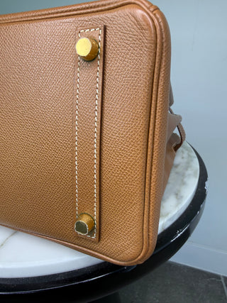 Hermes’ Gold Birkin 30 Courchevel Leather Very Good Condition
