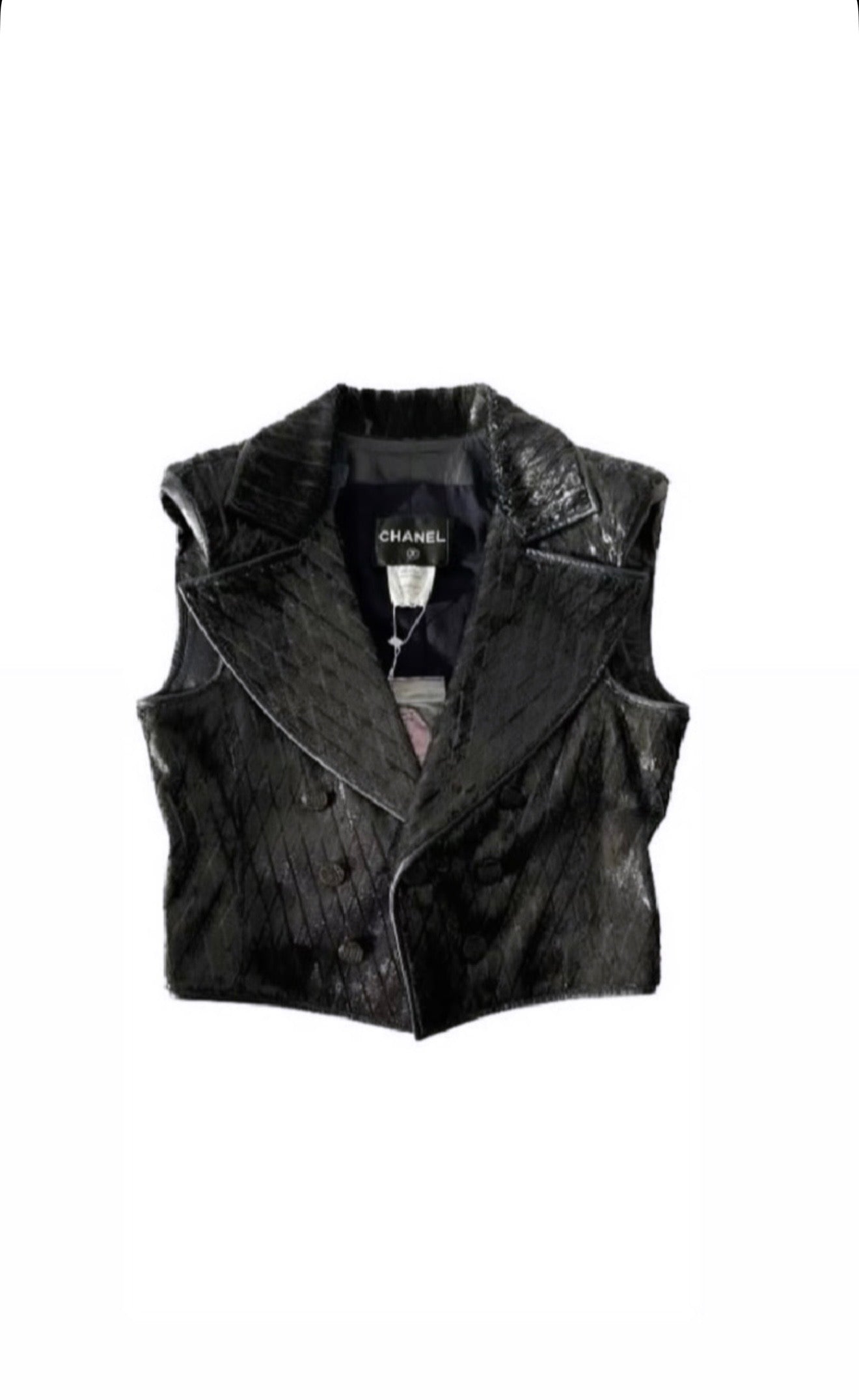 Chanel Navy/Black Vest
