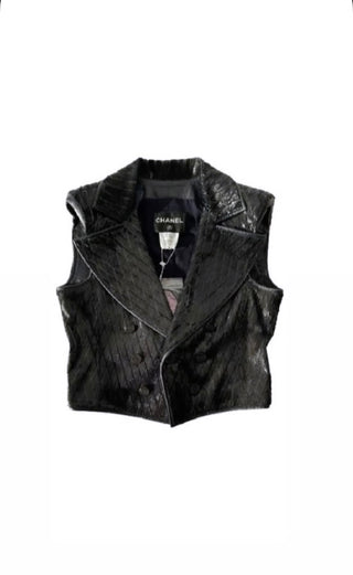 Chanel Navy/Black Vest