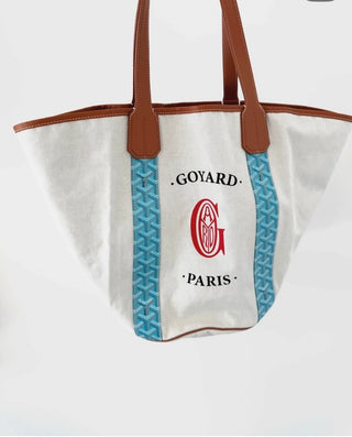 Goyard Turquoise/Beige Reversible