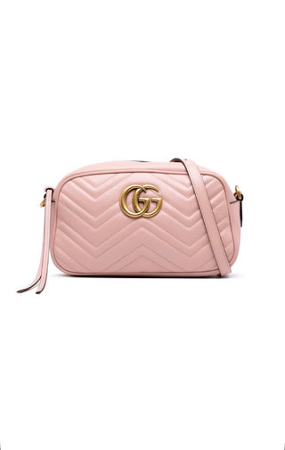 Gucci Pink Small GG Marmont Crossbody Bag