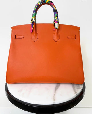 Orange Hermes Birkin 35