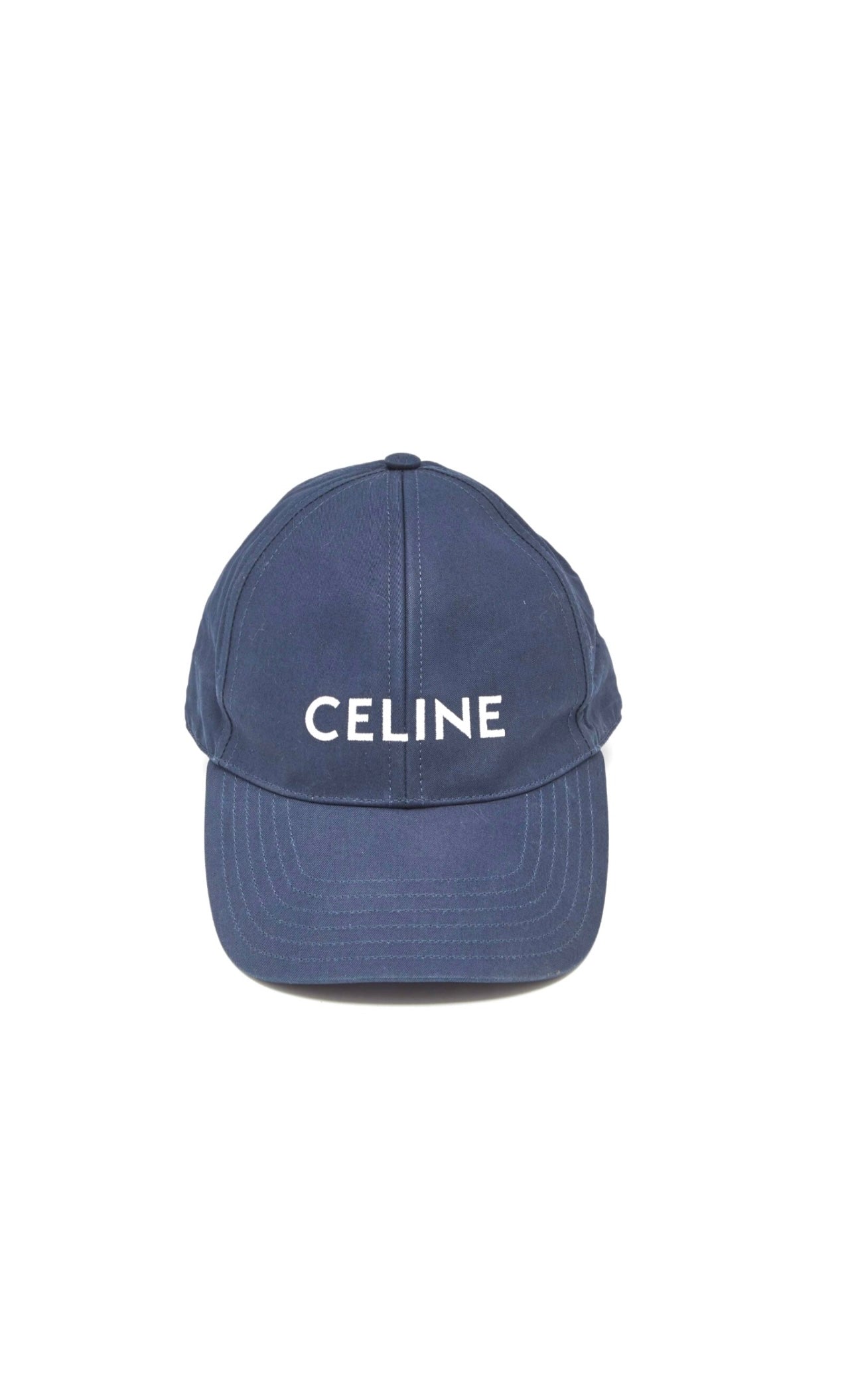 Dark Blue Cotton Logo Baseball Cap