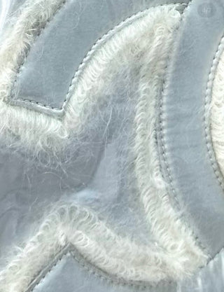 Chanel Silver Polar Vinyl Tote