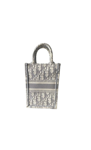 Limited Edition Grey Oblique Mini Book Tote