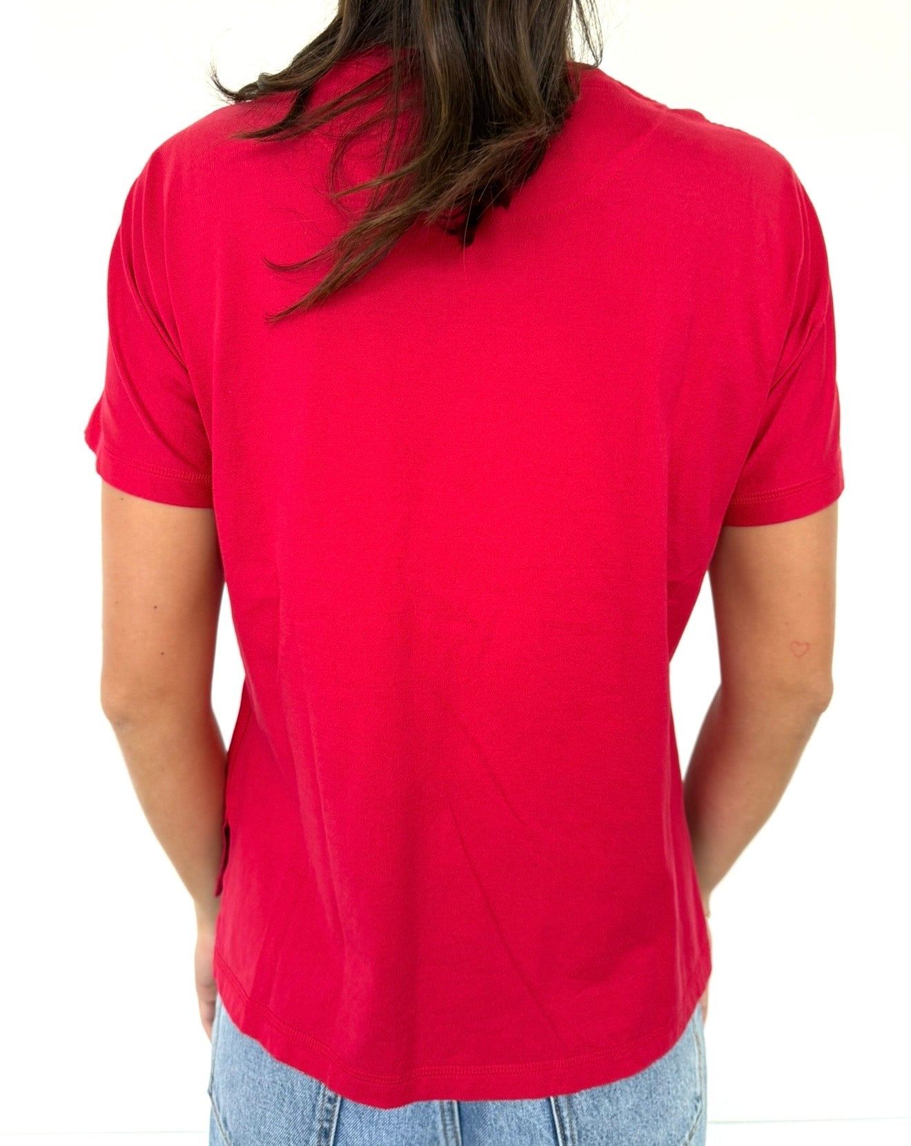 Hermes’ Red Embroidered Pocket T-Shirt