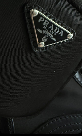 PRADA Black Monolith Brushed LeatherRe-Nylon Boots
Size 38.5