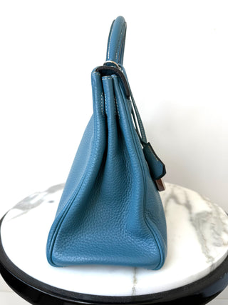 Blue Jean Kelly 32 Retourne Togo Leather