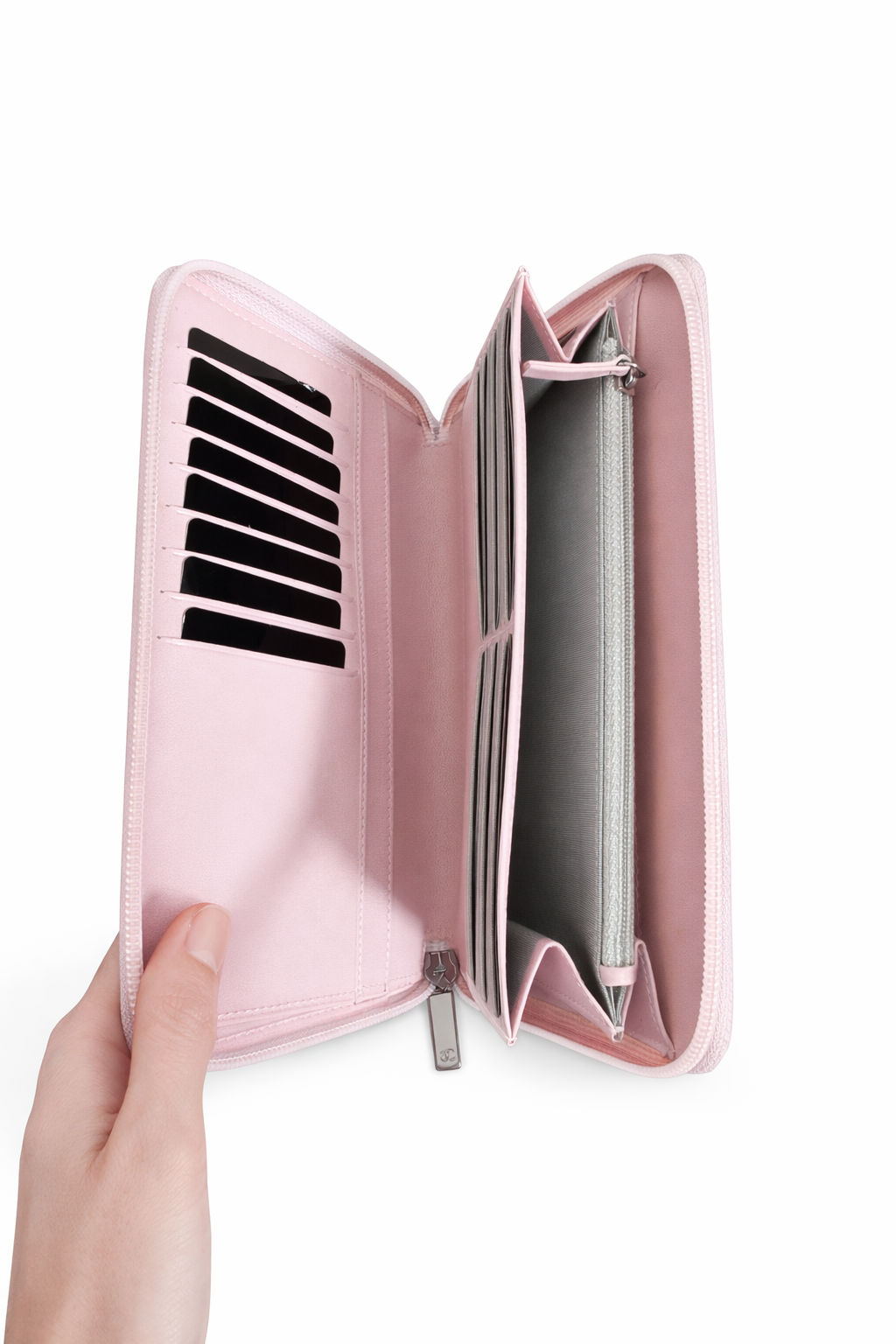Chanel Pink Long Logo Wallet