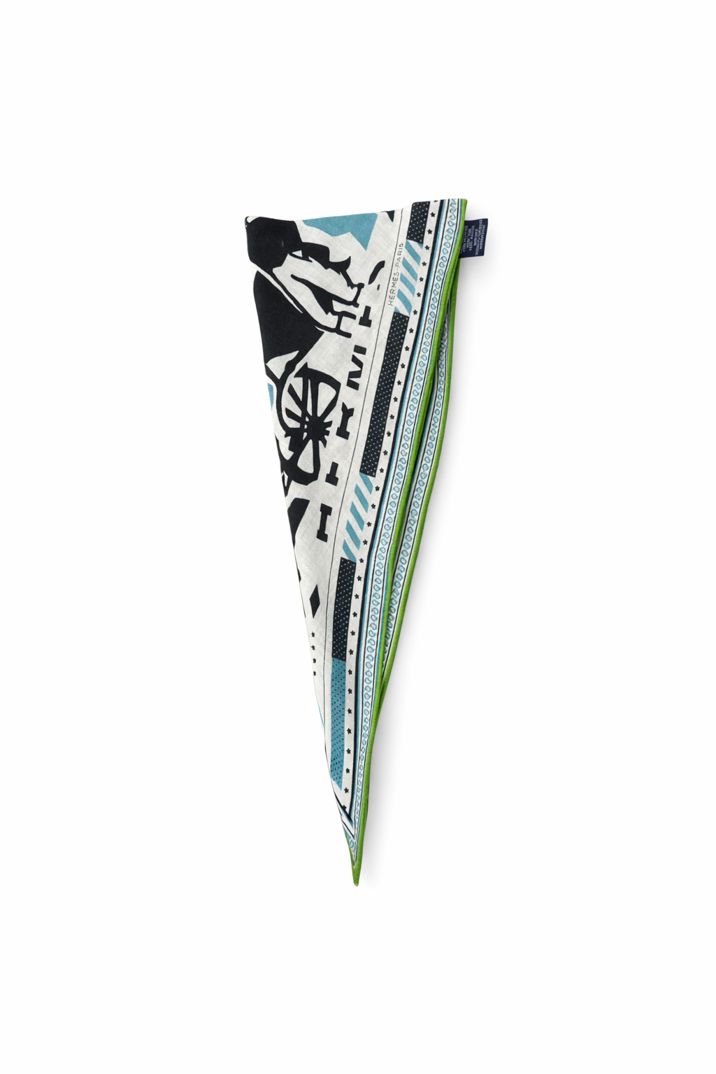 Hermes’ Green Diamond Cashmere Scarf