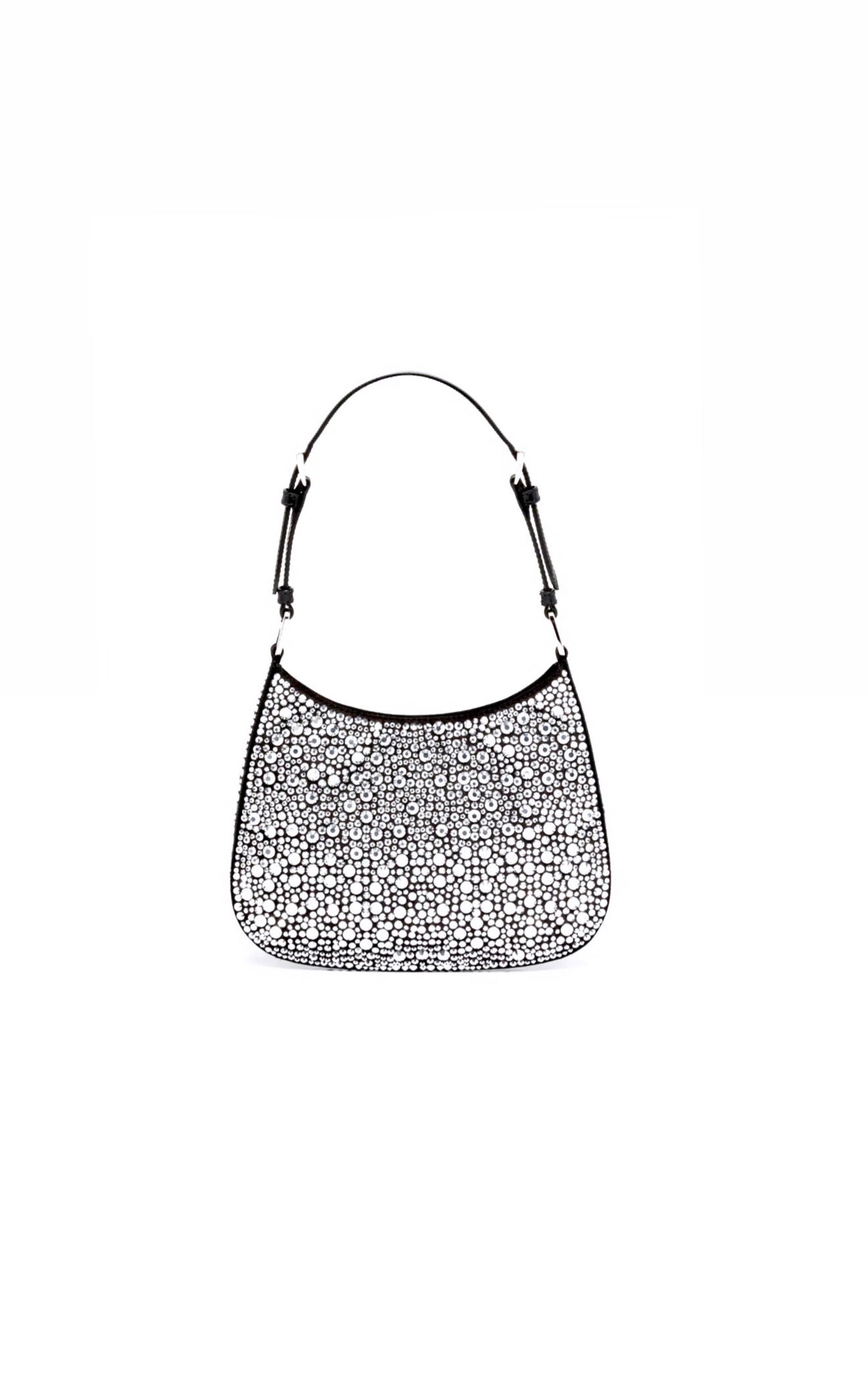 Prada Cleo Crystal Embellished Shoulder Bag Like New Condition