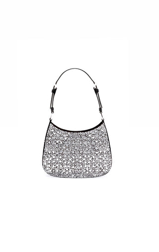 Prada Cleo Crystal Embellished Shoulder Bag Like New Condition